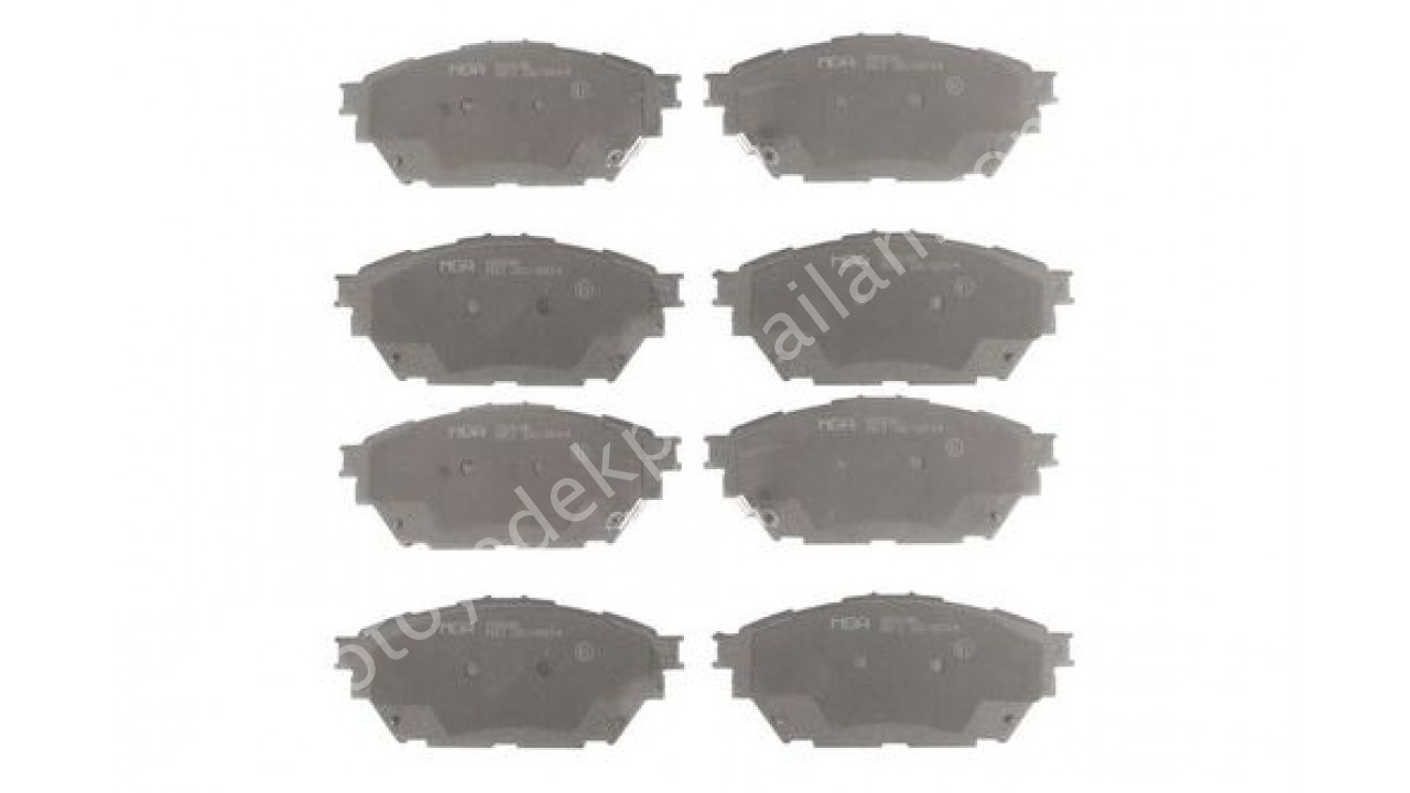 MGA 55536 BALATA FREN ON-ARKA 8 LI MITSUBISHI FUSO CANTER 2012> EURO5-TEMSA PRESTIJ 12> EURO4